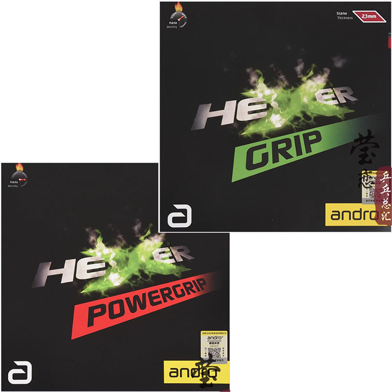 Table Tennis Rubber - Andro HEXER GRIP goma de tenis