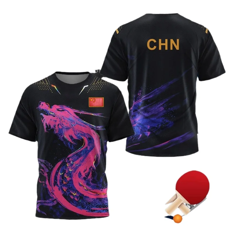Table Tennis Xu Xin - Camiseta con gráfico de tenis de