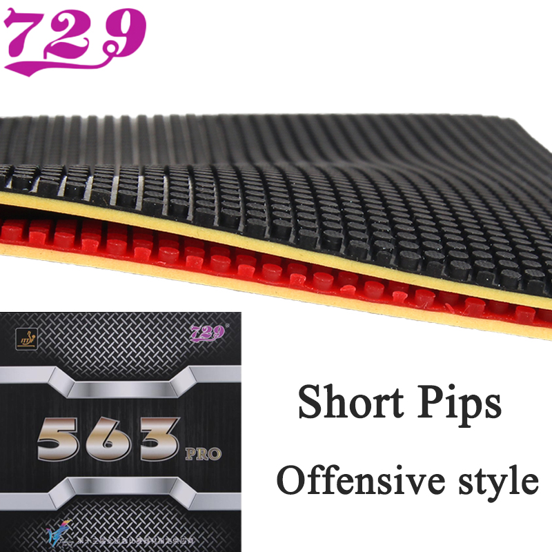 Table Tennis Rubber - 729 Friendship 563PRO Pips de hoja
