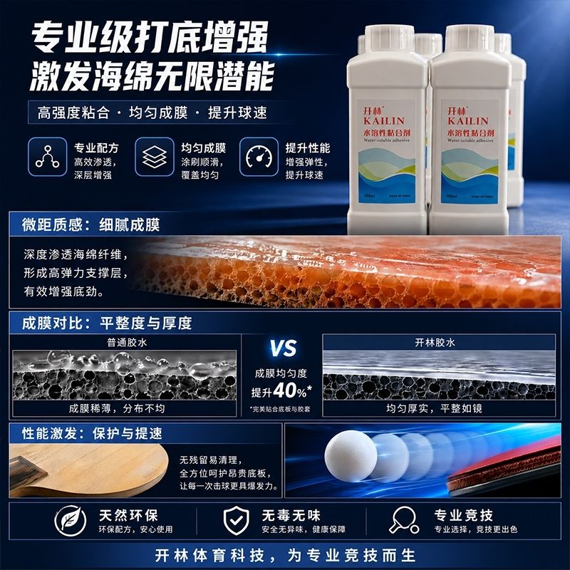 Pegamento Inorgánico para Teni - Table Tennis Rubber reseña y precio