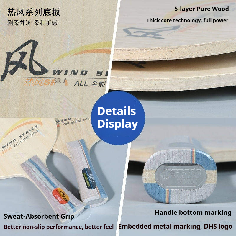 Raqueta de Tenis de Mesa DHS W - Table Tennis Paddles reseña y precio
