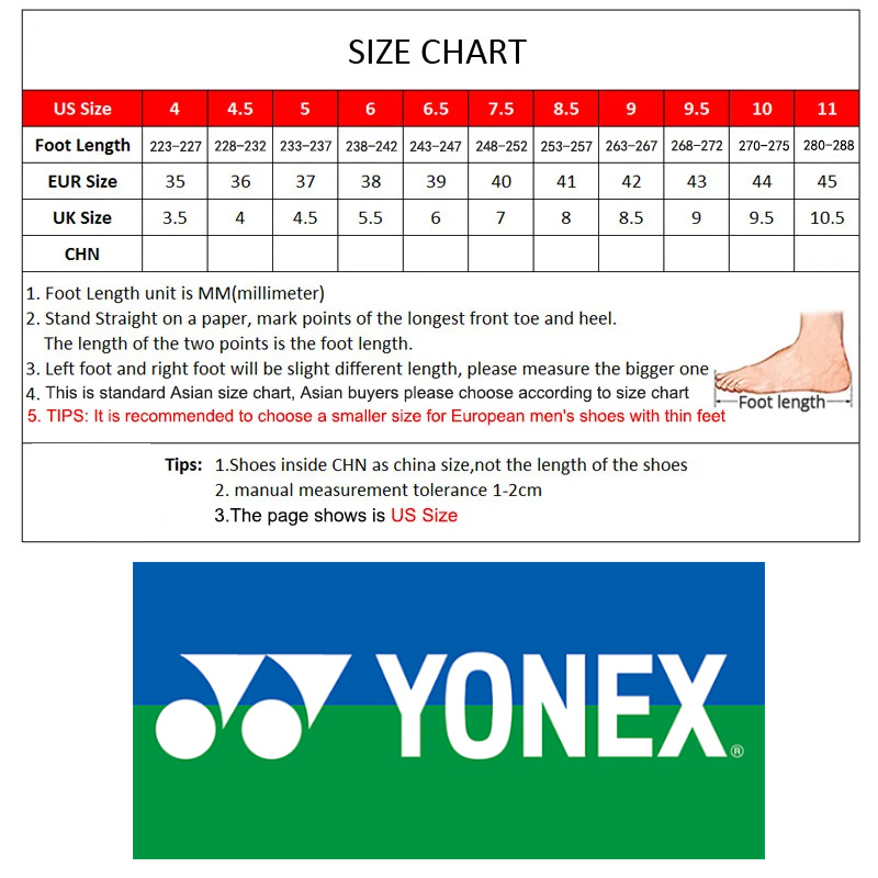 Zapatillas de Bádminton YONEX  - Table Tennis Yonex reseña y precio