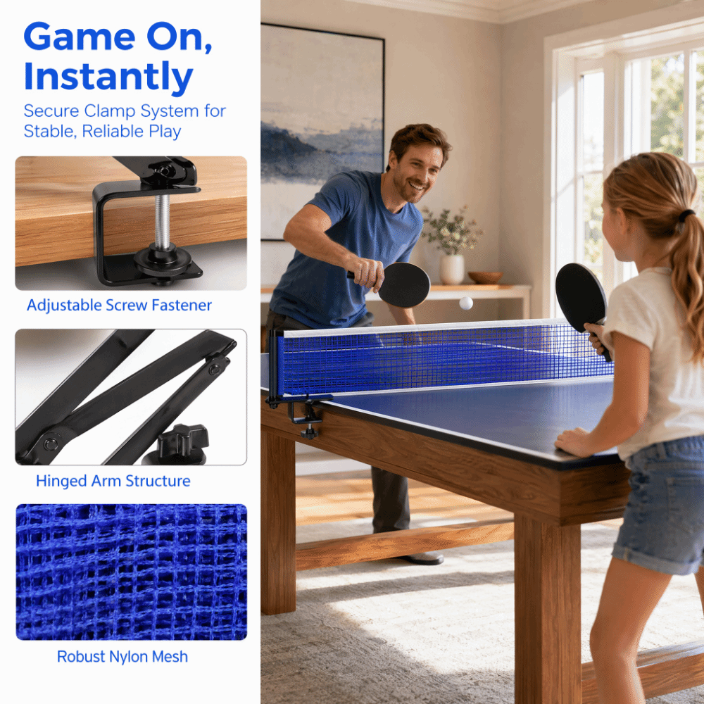 Red de tenis de mesa de nailon - Table Tennis Net Set reseña y precio