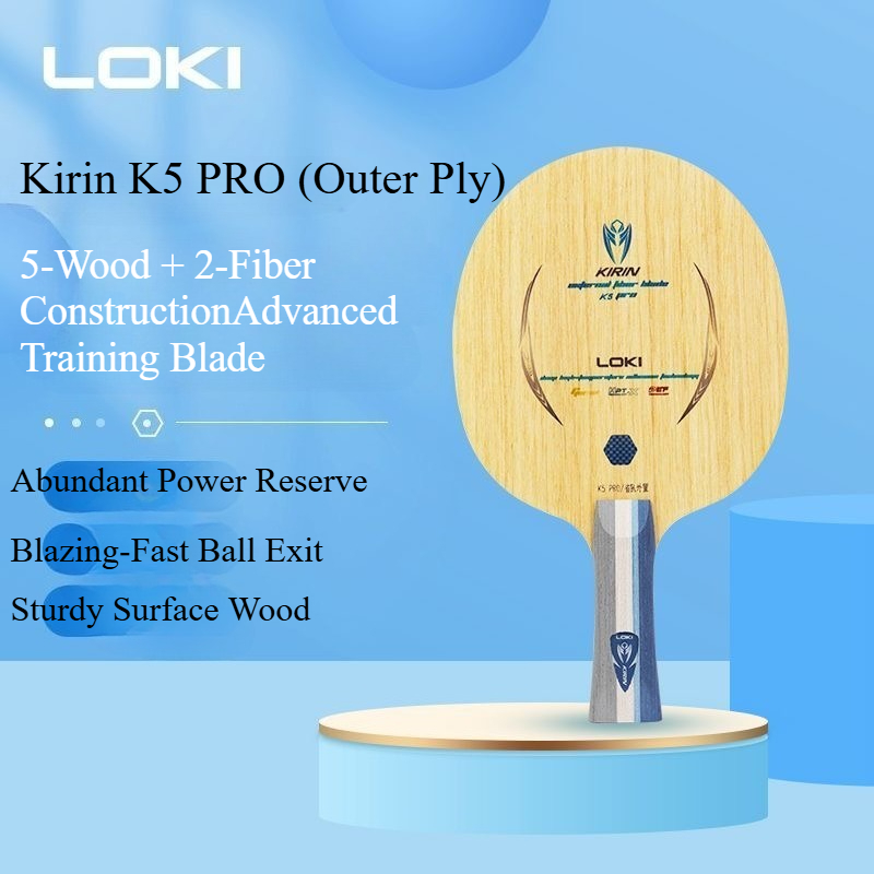 LOKI Kirin K5 PRO hoja de teni - Table Tennis Paddles reseña y precio