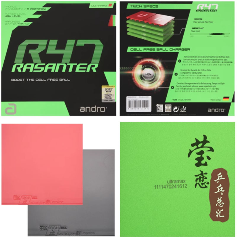 Goma de Tenis de Mesa Andro Ra - Table Tennis Rubber reseña y precio