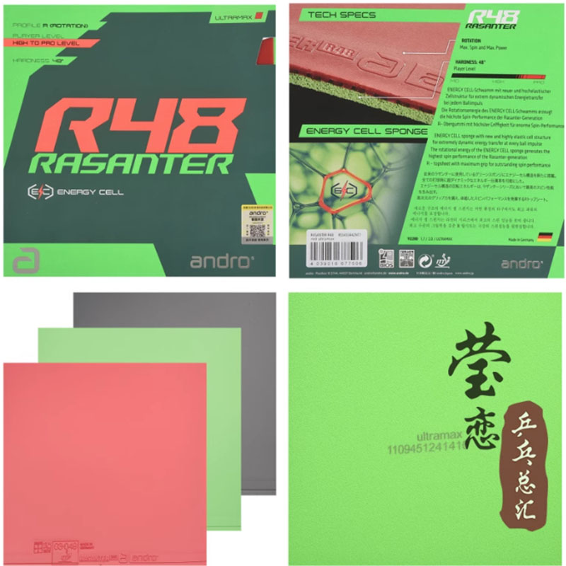 Goma de Tenis de Mesa Andro Ra - Table Tennis Rubber reseña y precio