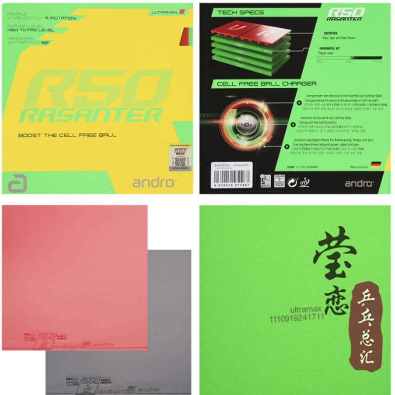 Goma de Tenis de Mesa Andro Ra - Table Tennis Rubber reseña y precio