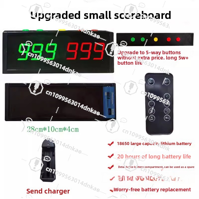 Marcador Electrónico para Balo - Table Tennis Score reseña y precio