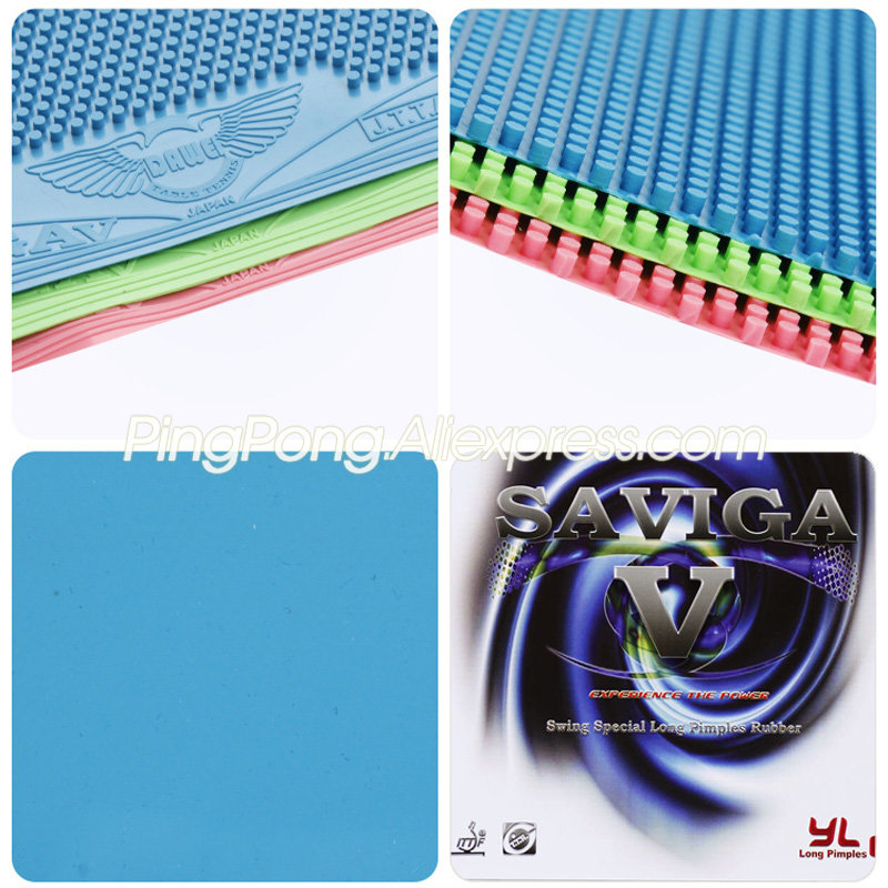 Colorido DAWEI SAVIGA V Pips-t - Table Tennis Defense reseña y precio
