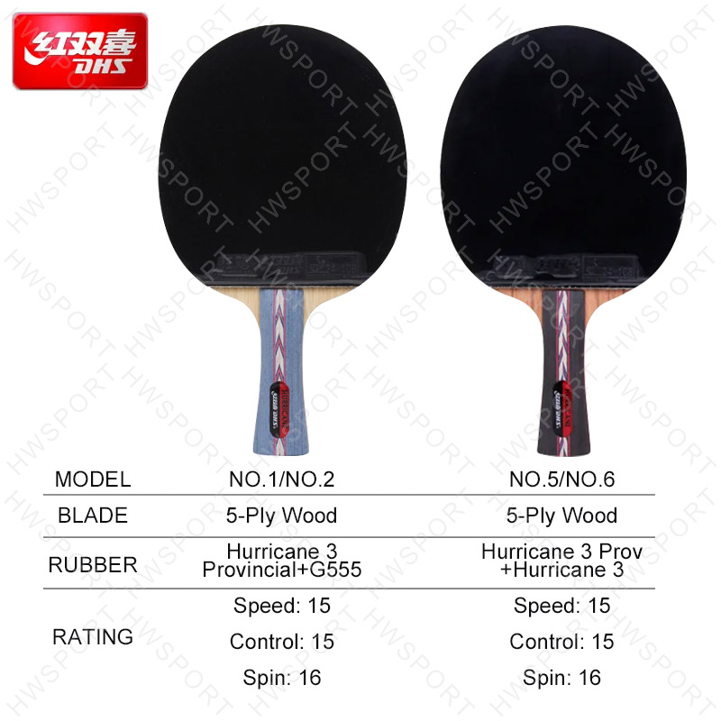 Raqueta de tenis de mesa DHS H - Table Tennis No 1 reseña y precio