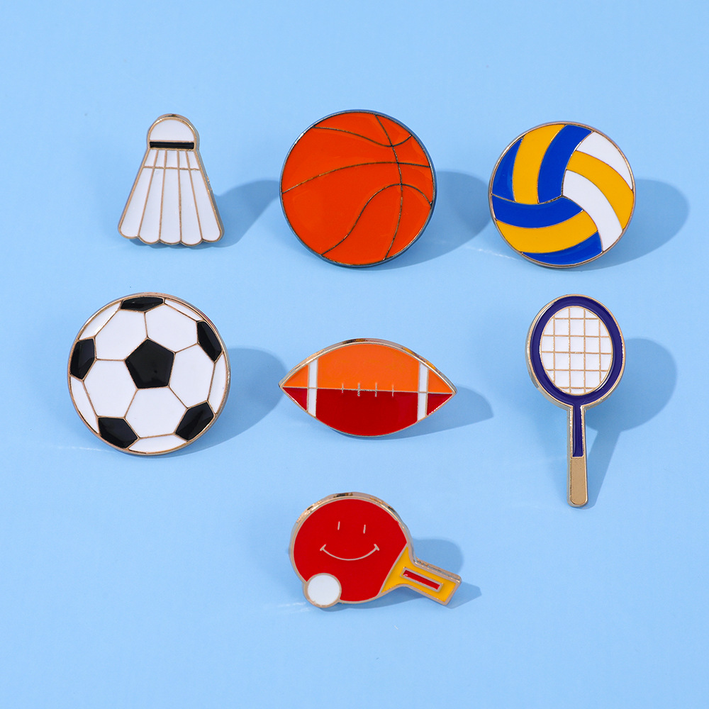 1 Set de Broches Metálicos con - Table Tennis No 1 reseña y precio