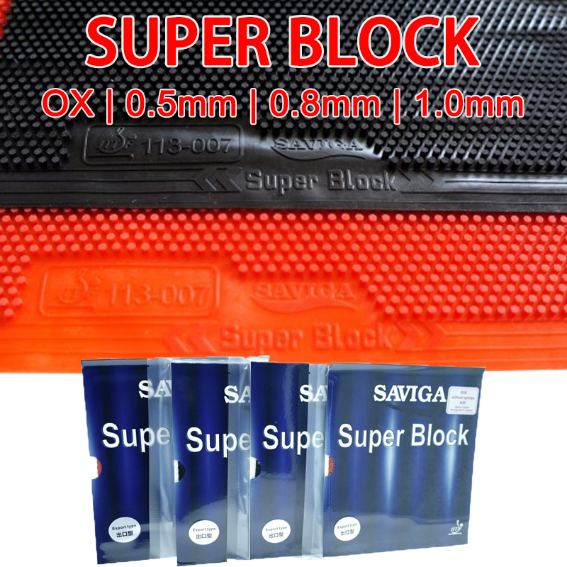 SAVIGA SUPER BLOCK OX Long Pip - Table Tennis Defense reseña y precio